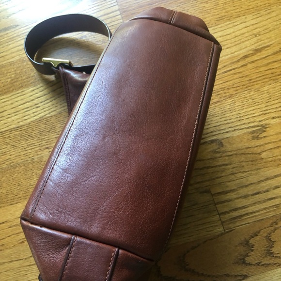 Coach Legacy Duffle Hobo Bag in Brown Leather D1293 - Picture 7 of 13